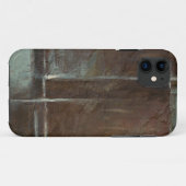 Rood- en grijze Brick-muur Case-Mate iPhone Case (Achterkant (horizontaal))