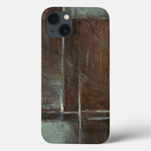 Rood- en grijze Brick-muur Case-Mate iPhone Case (Achterkant)