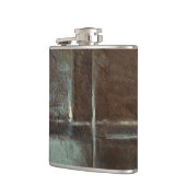 Rood- en grijze Brick-muur Heupfles (Links)