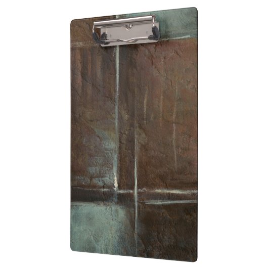 Rood- en grijze Brick-muur Klembord (Links)