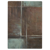 Rood- en grijze Brick-muur Klembord (Achterkant)