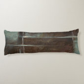 Rood- en grijze Brick-muur Lichaamskussen (Achterkant)