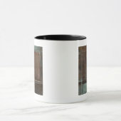 Rood- en grijze Brick-muur Mok (Midden)