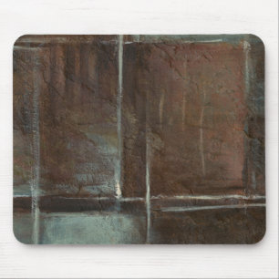 Rood- en grijze Brick-muur Muismat