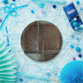 Rood- en grijze Brick-muur Papieren Bordje (Feest)