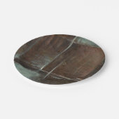 Rood- en grijze Brick-muur Papieren Bordje (Gekanteld)