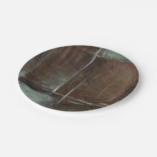 Rood- en grijze Brick-muur Papieren Bordje