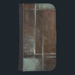 Rood- en grijze Brick-muur Galaxy S4 Portemonnee Hoesje<br><div class="desc">Ethan Harper toont een mooie rode en grijze muur in dit werk. Het zou de buitenkant kunnen zijn van een zeer oud gebouw of de binnenkant van een roestachtige douche. Ongeacht het onderwerp,  geven de kleuren en de schilderstijl het stuk een levendig gevoel. Haal nu een kopie!</div>