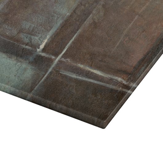 Rood- en grijze Brick-muur Snijplank (Hoek)