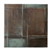 Rood- en grijze Brick-muur Tegeltje (Voorkant)