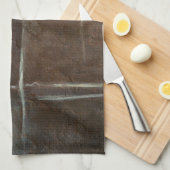 Rood- en grijze Brick-muur Theedoek (Quarter Fold)