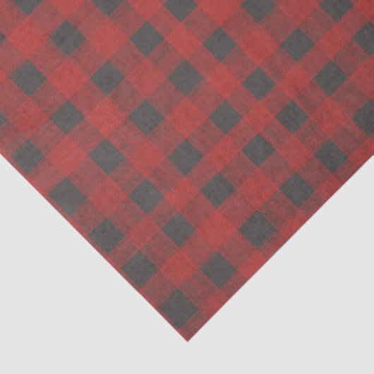 Rood- en grijze buffels tissuepapier (Detail)