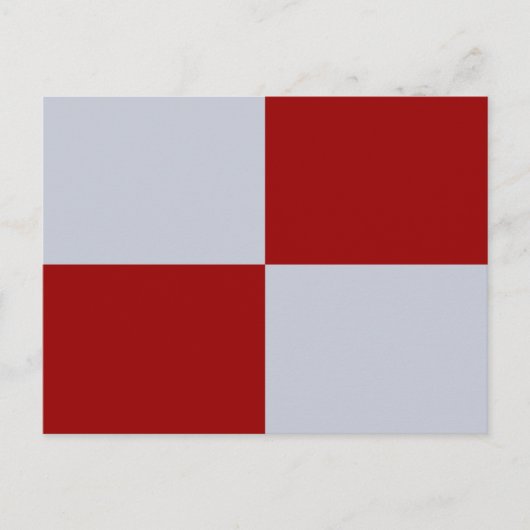 Rood- en grijze rechthoeken briefkaart (Voorkant)