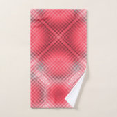 Rood- en grijze vlekgrunge bad handdoek (Handdoek)