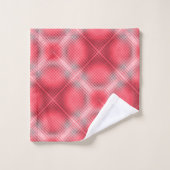 Rood- en grijze vlekgrunge bad handdoek (Wasdoekje)