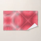 Rood- en grijze vlekgrunge bad handdoek (Handdoek)