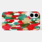 Rood en groen abstract Case-Mate iPhone case (Achterkant (horizontaal))