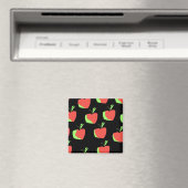 Rood en groen appelmotief. magneet (Insitu (Vaatwasser))