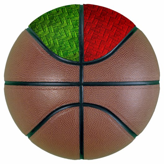 Rood en groen blok basketbal (Rechts)