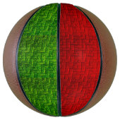 Rood en groen blok basketbal (Verticaal)
