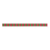 Rood en groen breedband 1,5 inch grosgrain lint (Voorkant)