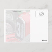 Rood en groen briefkaart (Achterkant)