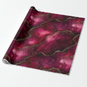 Rood en groen cadeaupapier (Uitgerold)