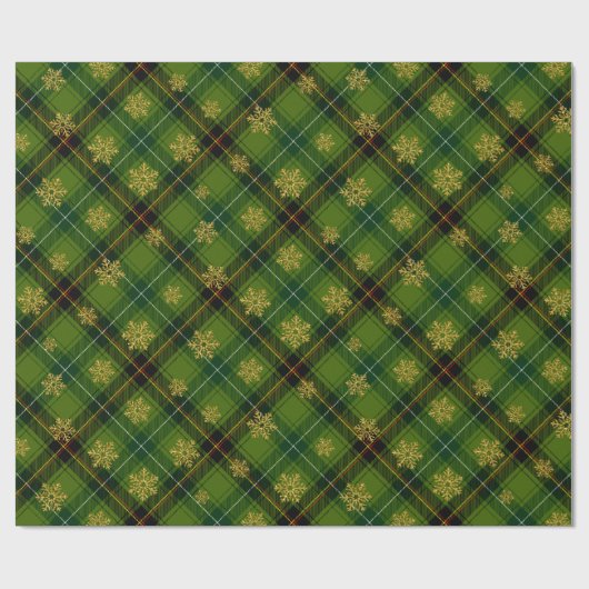 Rood en groen cadeaupapier (Vlak)