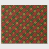 Rood en groen cadeaupapier (Vlak)