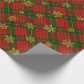 Rood en groen cadeaupapier (Hoek)