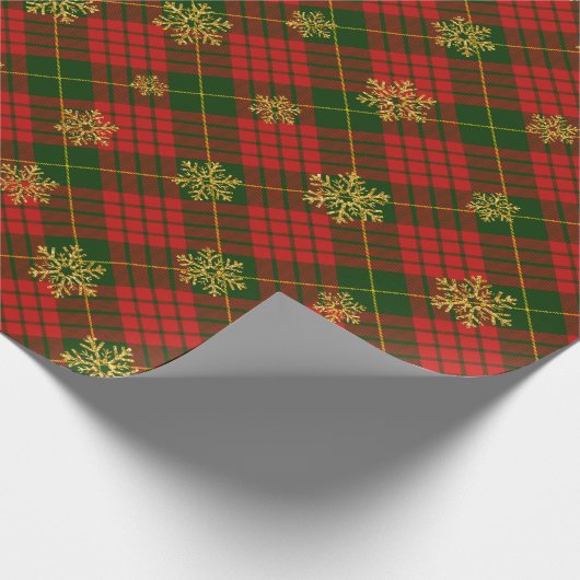 Rood en groen cadeaupapier (Hoek)