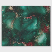 Rood en groen cadeaupapier (Vlak)