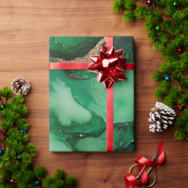 Rood en groen cadeaupapier