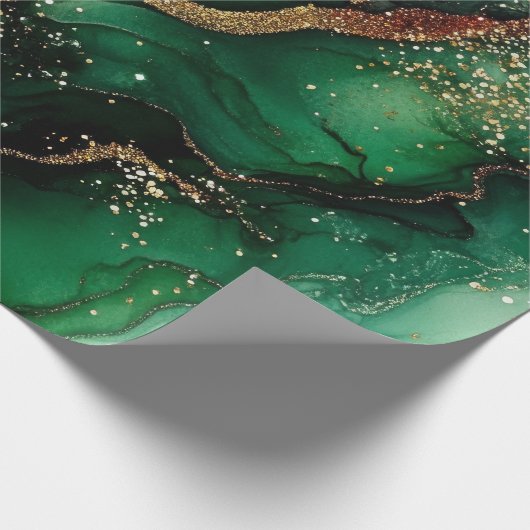 Rood en groen cadeaupapier (Hoek)