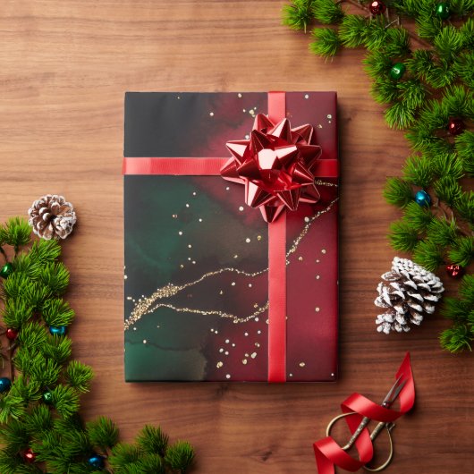 Rood en groen cadeaupapier (Feestdagen Geschenken)