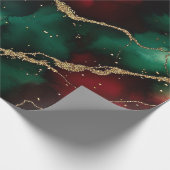 Rood en groen cadeaupapier (Hoek)