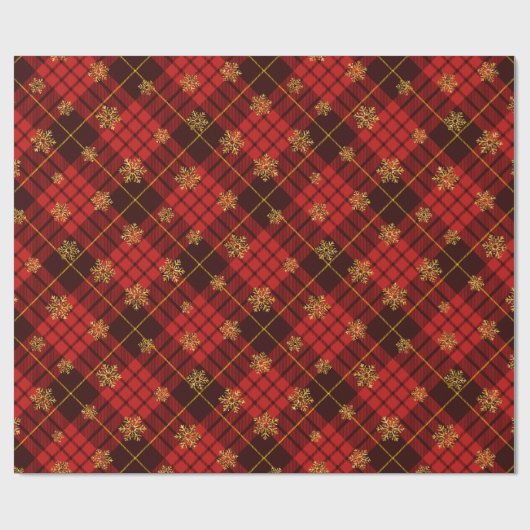 Rood en groen cadeaupapier (Vlak)