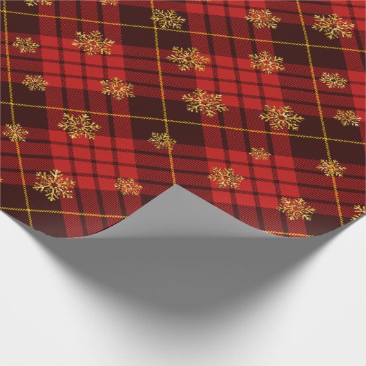 Rood en groen cadeaupapier (Hoek)