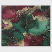 Rood en groen cadeaupapier (Vlak)