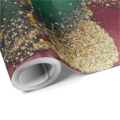 Rood en groen cadeaupapier (Rol Hoek)