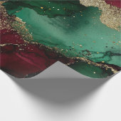 Rood en groen cadeaupapier (Hoek)