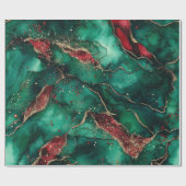 Rood en groen cadeaupapier (Vlak)