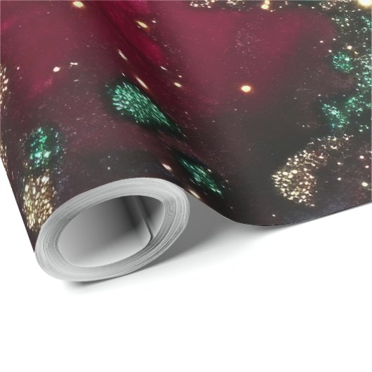 Rood en groen cadeaupapier (Rol Hoek)