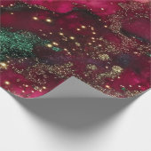 Rood en groen cadeaupapier (Hoek)