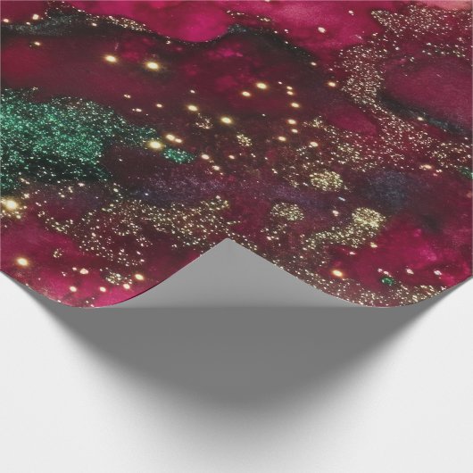 Rood en groen cadeaupapier (Hoek)