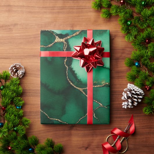 Rood en groen cadeaupapier (Feestdagen Geschenken)