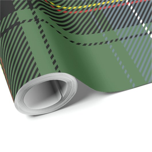 Rood en groen cadeaupapier (Rol Hoek)