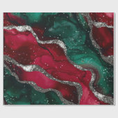 Rood en groen cadeaupapier (Vlak)