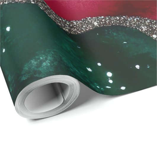 Rood en groen cadeaupapier (Rol Hoek)