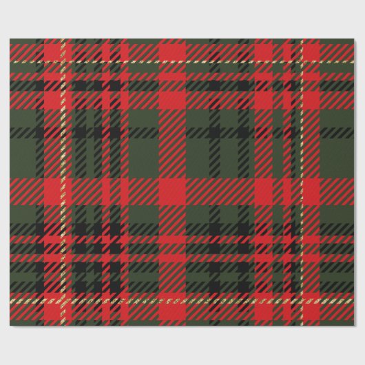 Rood en groen cadeaupapier (Vlak)